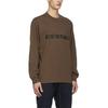 Fear of God Essentials Long Sleeve Crewneck T-Shirt with Drop Shoulder Unisex Tops Brown FOG-FW20-165