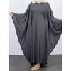 Ramadan Eid Weiche Crepe Khimar Batwing Abaya Dubai Islam Muslim Modest Afrikanische Kleider für Frauen Kaftan Kebaya Robe Femme Musulma