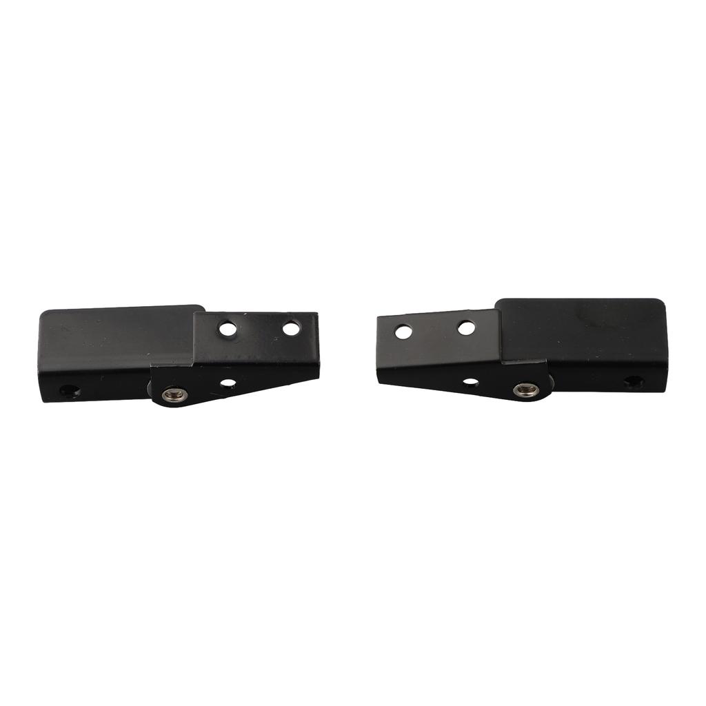 2Pcs Glass Door Hinge Accessories Silver/Black Color