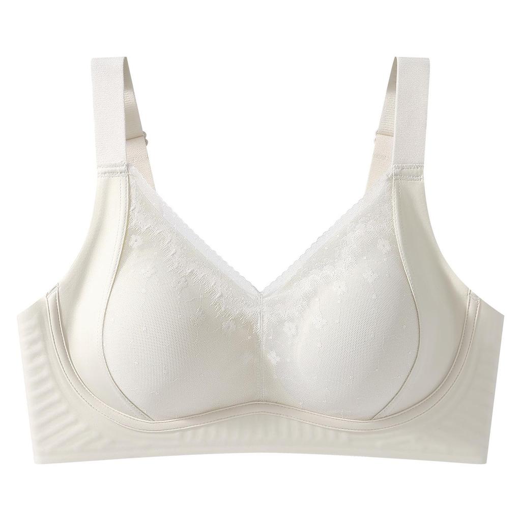 Seamless Jelly Soft Support Bra for Women - Comfortable, Wire-Free, Anti-Sag, Plus Size, Breathable, and Smooths Underarm.