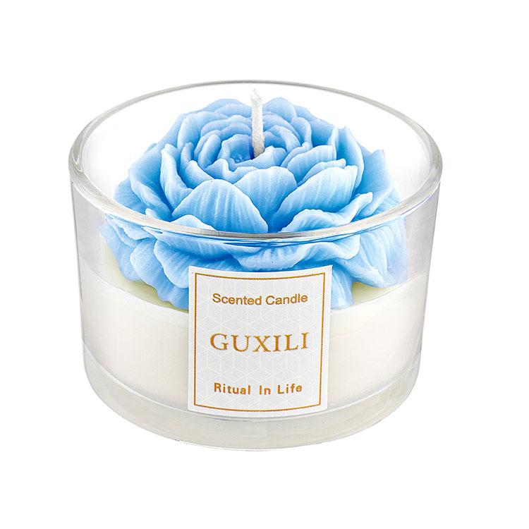 Luxury Handmade Floral-scented Soy Wax Candles Bulk Custom Aromatherapy Scented Candles Suitable for Home and Wedding Fragrances