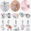 Elephant Series 100% Copper Pendant Beads Diy Bracelet Original Jewelry Women'S Gift