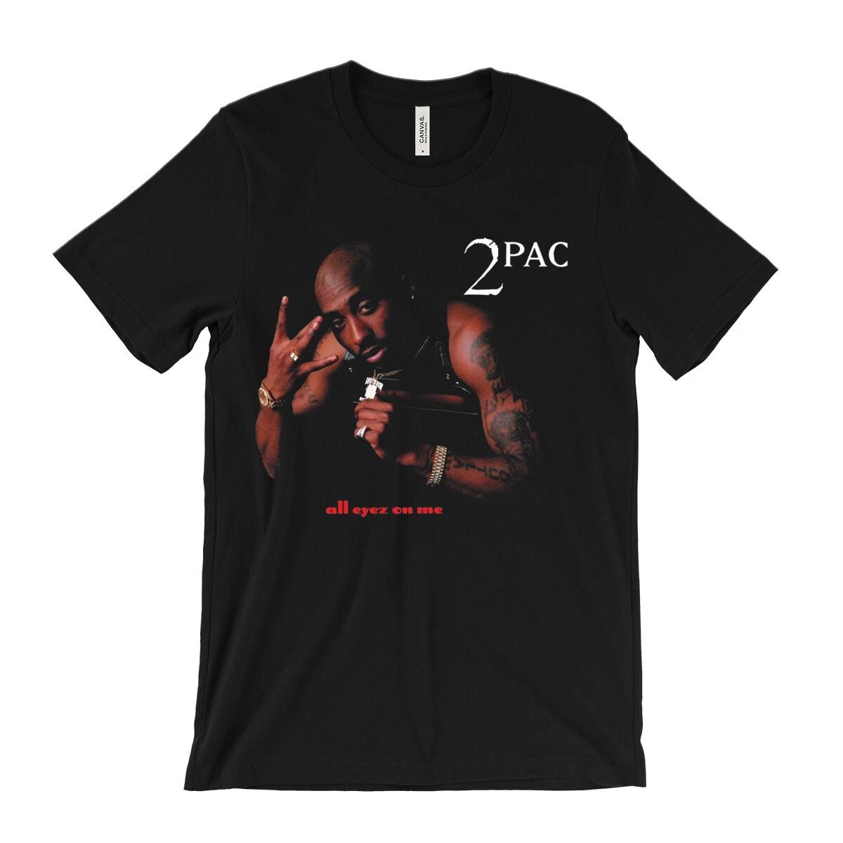 

2pac T-shirt - All Eyez On Me album art - vntg rap tee Tupac Death Row Snoop 2XL