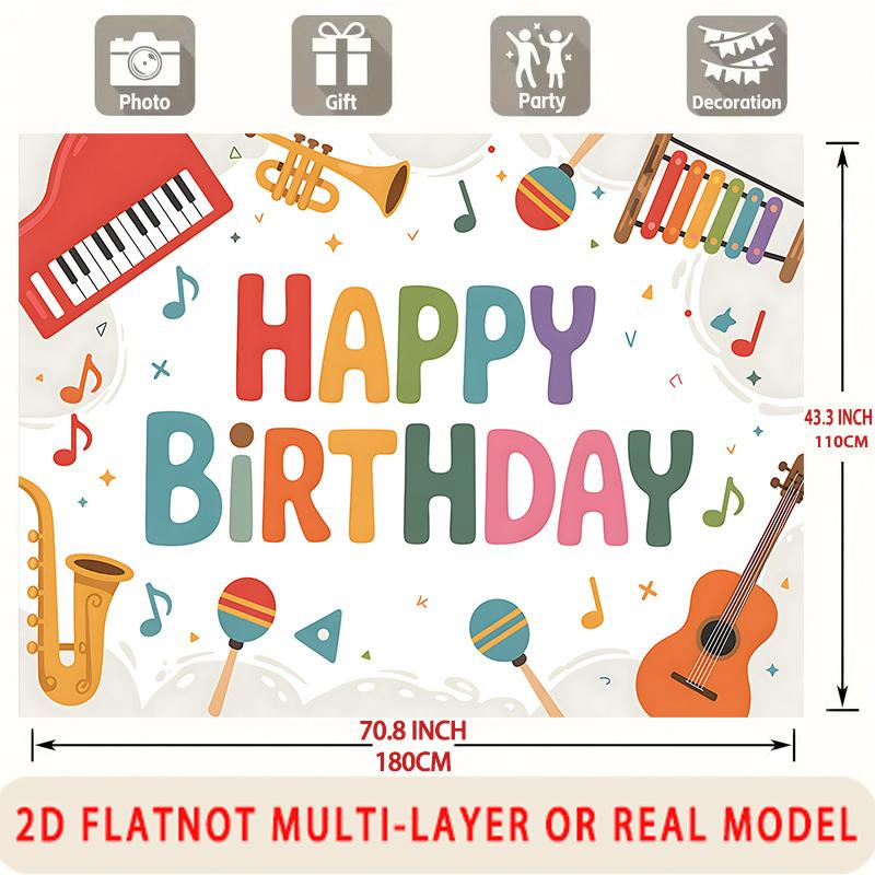 Colorful Photography Party Banner 1pc - Studio Photo Prop