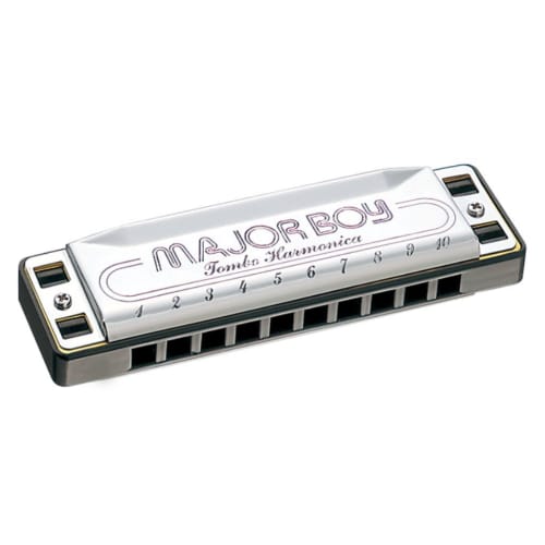 

TOMBO 10-Hole Harmonica in D, Major Boy 1710