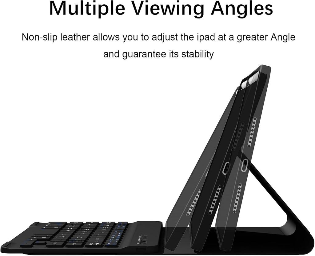 Wireless Keyboard Case for iPad Mini 6th Generation (A17 Pro) 2021 8.3-inch, with Pen Slot
