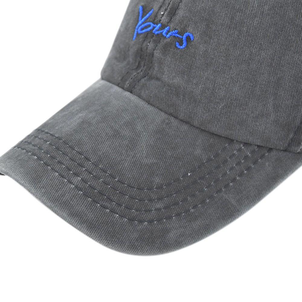Hip Hop Distressed Baseball Cap Ripped Brim Sun Hat Fashion Dad Hat For Man Women Unisex
