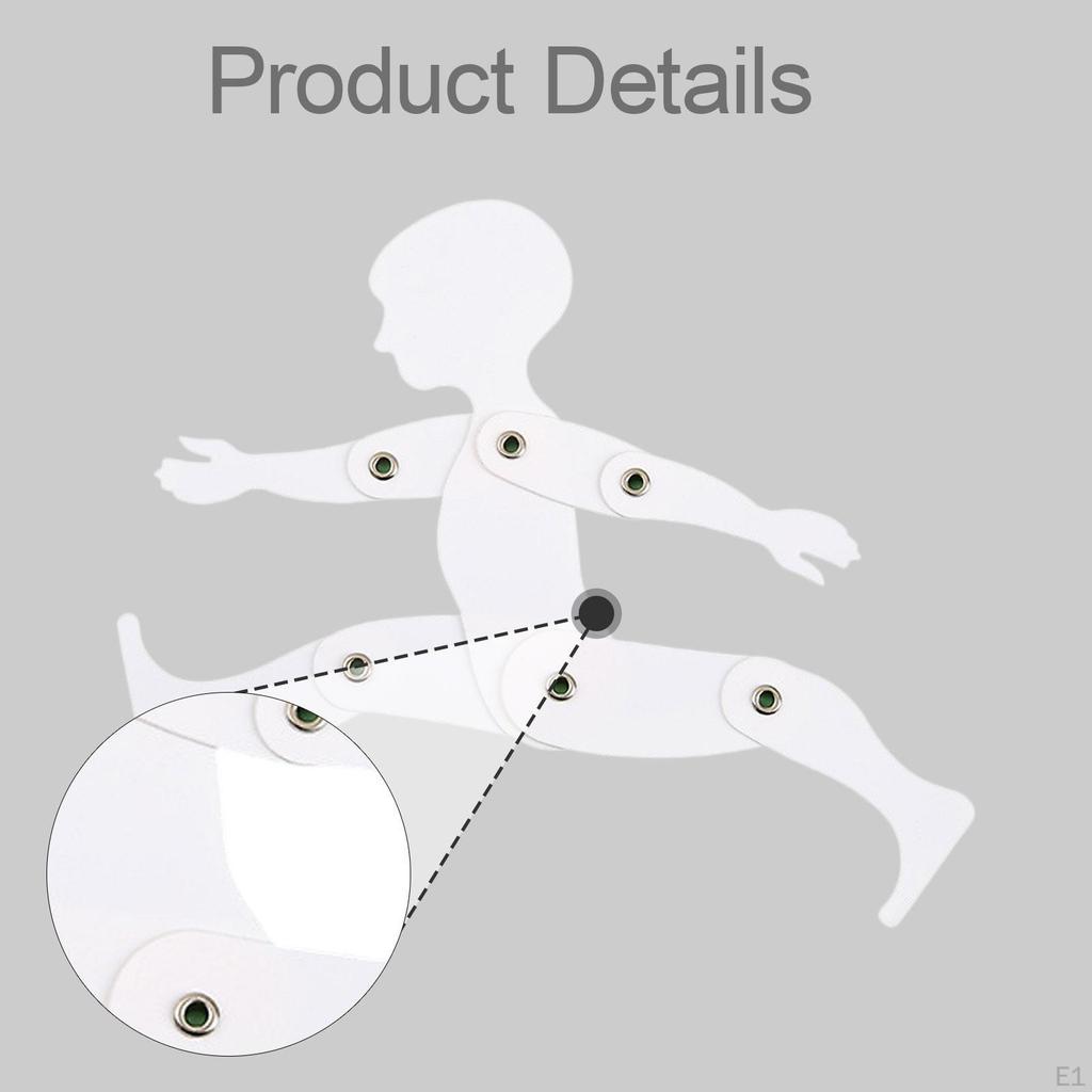 Drawing Mannequin Figure Action Collection, Movable Human Body Model with Articulated Joints