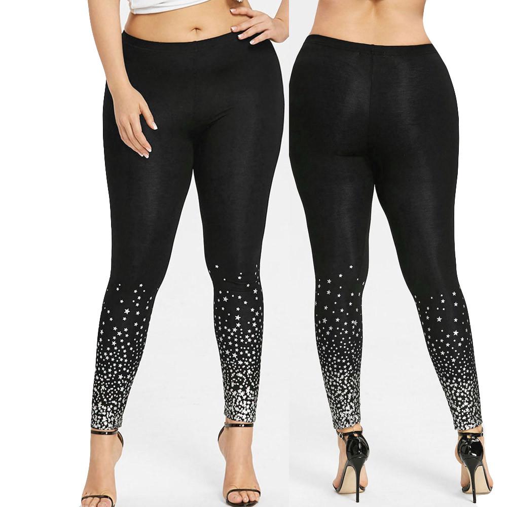plus size star leggings