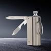 Outdoor Portable Lighter Bottle Keychain With Containing Cotton Core