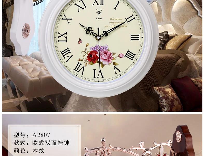 Double-Face Large Wall Clock - Vintage Digital Design, Mechanism Operation, Room Decor Accessory, Modern Home Decoration Timepie