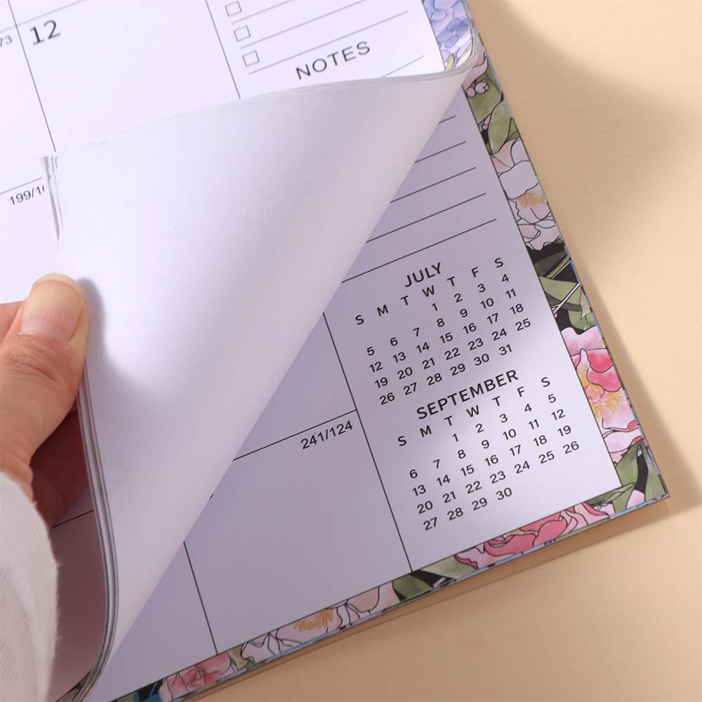 Creative Coil Calendar Spacious 18-Month Calendar Durable Hanging Calendar  Wall Mount