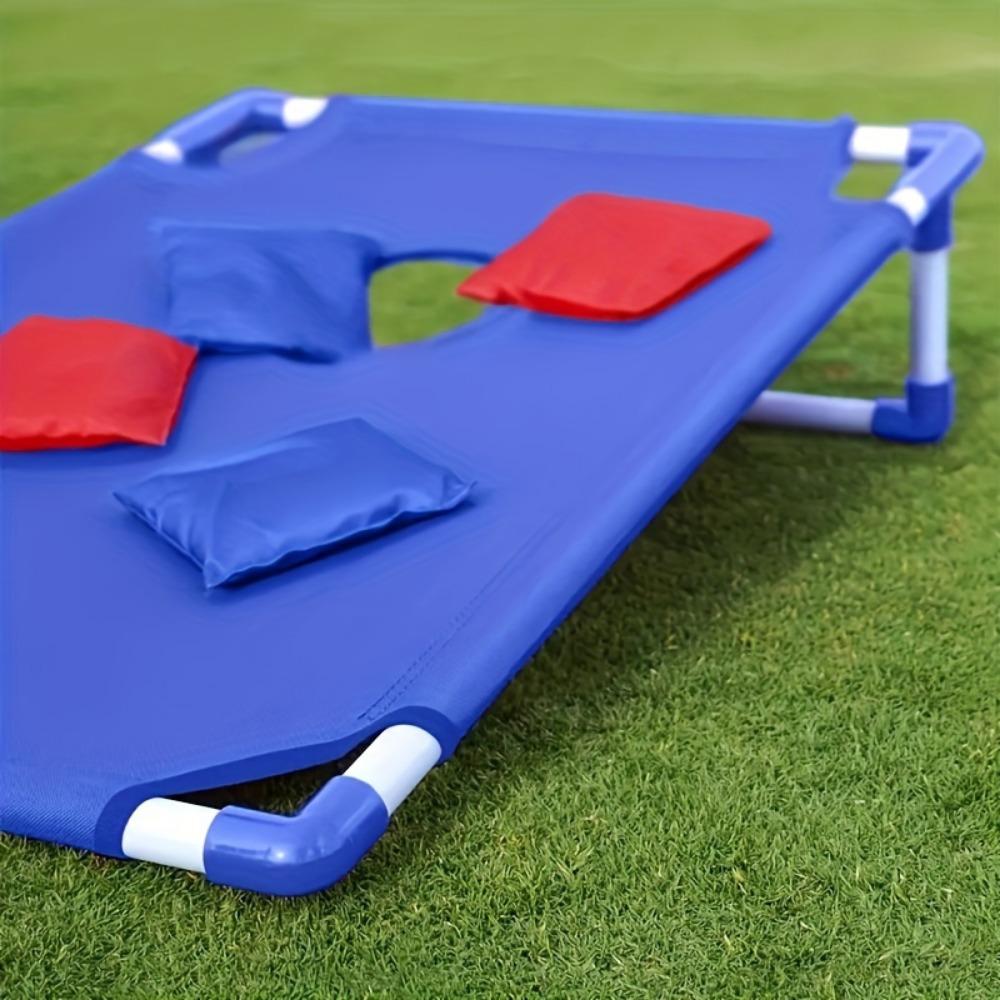 

Bean Bag Toss Game with 6 Bean Bags, Durable Sturdy Portable Lightweight Easy Storage Compact Design, for Backyard Beach Lawn Camping Outdoor