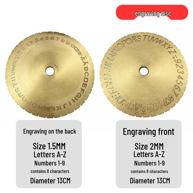 Dual-Sided Ring Engraving Machine for Inner Wall Letters, Numbers & Symbols