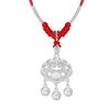 Pure Silver Ruyi Fu Ling Baby Longevity Lock Pendant