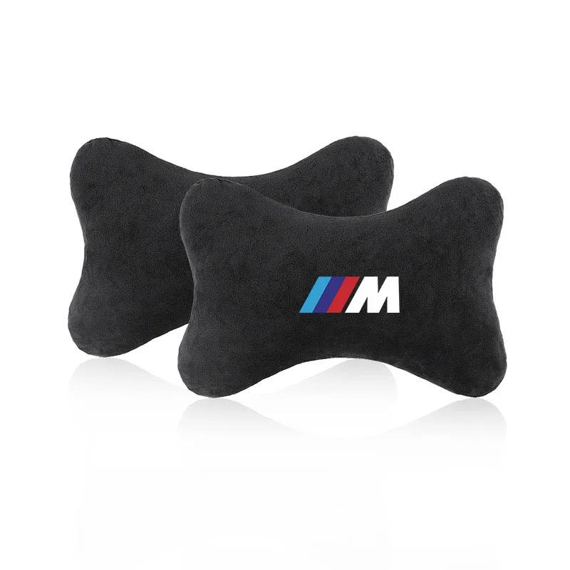 Car Sticker 2025 Hot Car Headrest Neck Support Cushion for BMW M F31 F34 F32 E52 E53 E60 E90 E91 E92 E93 F01 X1 X2 X3 X4 Auto Ac