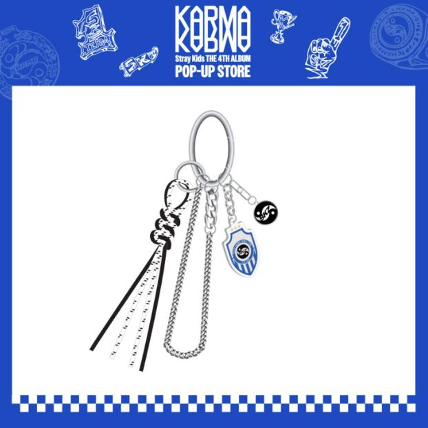 

Предзаказ Металлический брелок для ключей Stray Kids POP-UP Store KARMA Ceremony