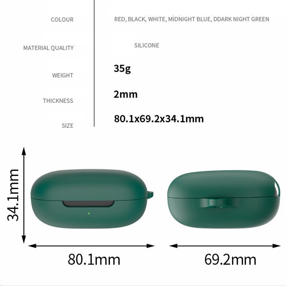 Nueva Funda de Silicona Antipolvo Lavable Anti-caída para Buds Funda de Color Sólido para Auriculares para SHOKZ OPENFIT AIR Hogar/Viaje