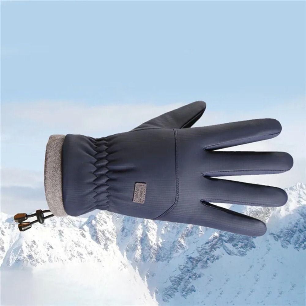 Waterproof Winter Cycling Gloves Warm TouchScreen Mittens Riding Protective Mittens  Outdoor