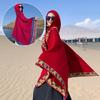 Travel Breathable Shawl Portable Comfortable Protective Tippet Fashion Elegant for Ladies Costume Accessories