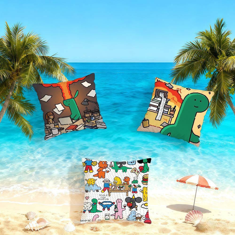 Cartoon Art J-J-Joguman cushion cover Home Office Convenient Nordic Simplicity Hit With Zipper Cushion Cover