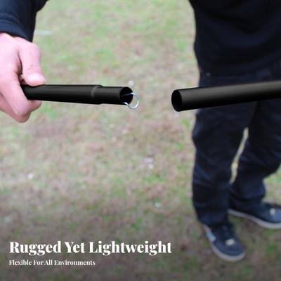 10 Pieces Tent Shelter Support Poles Easy Assembly Foldable Tarp Poles Foldable Awning Pole Bend Resistant For Backpackers