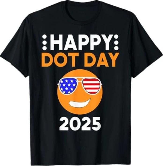 

Happy Dot Day 2025 Boys Polka Dot T-Shirt XL