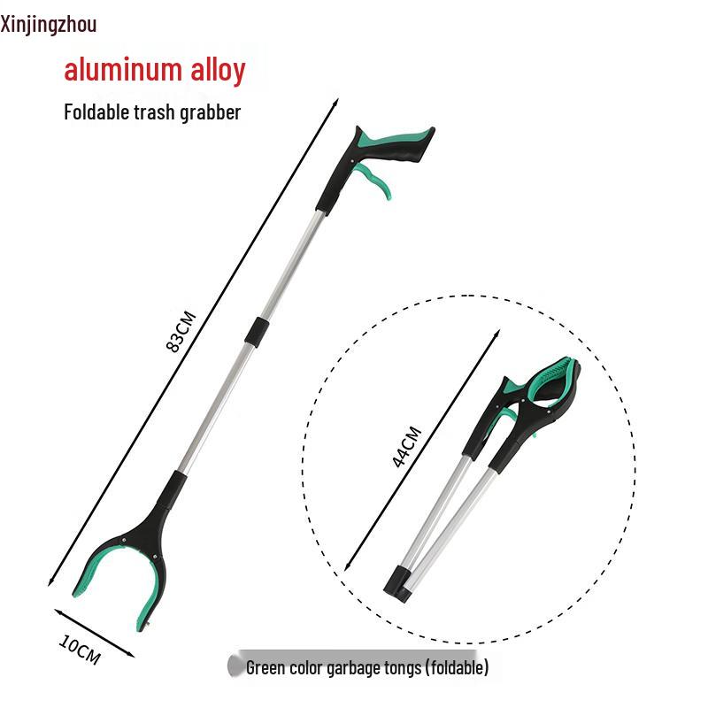 Foldable Long-Handle Trash Grabber (5-Pack)