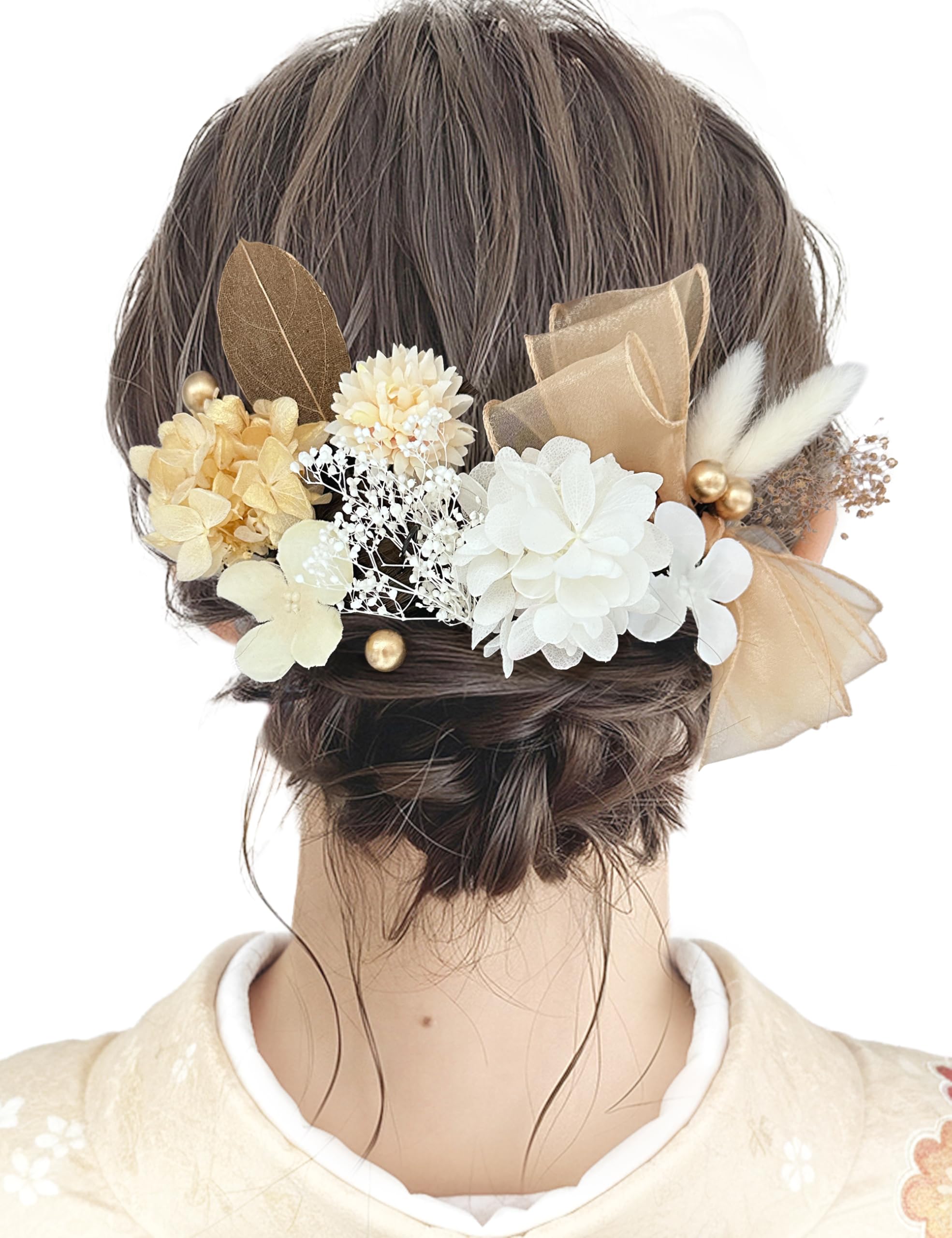 

[Baramoly] Coming-of-Age Ceremony Hair Ornament, Ribbon, Furisode, Graduation Ceremony, Japanese Clothing, Kimono, Hakama, Yukata, Wedding,