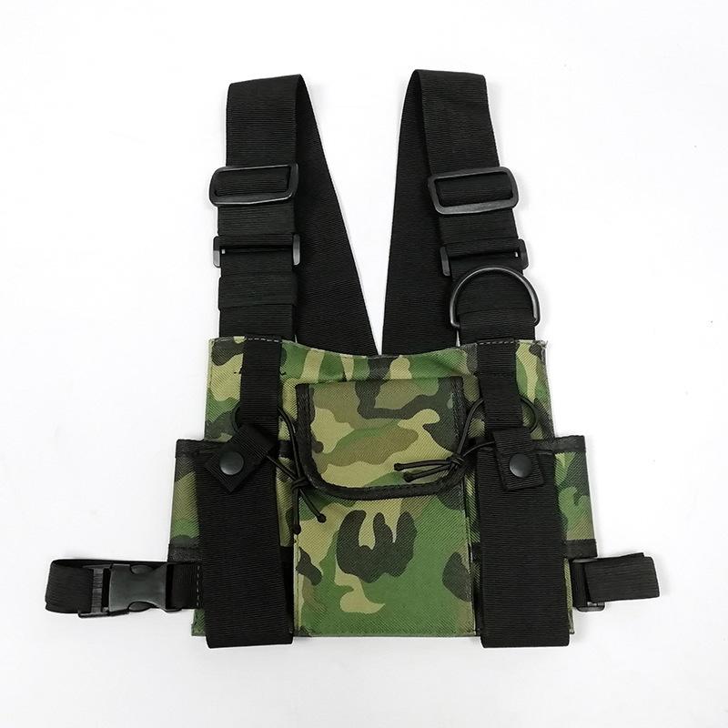 Unisex Chest Bag Vest: Tactical, Hip Hop, Cool Waist Backpack