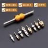Bowarepro 40PCS Air Conditioner Valve Core Bug Screwdriver Air Valve Wrench Car A/C R12