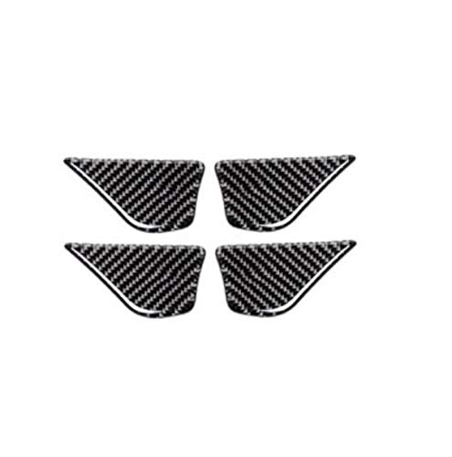 BENZ Compatible with New C-Class (W205)/New E-Class (W213)/GLC (X253) Real Carbon, Indoor Steering Wheel Tray Cover, All Carbon Colors