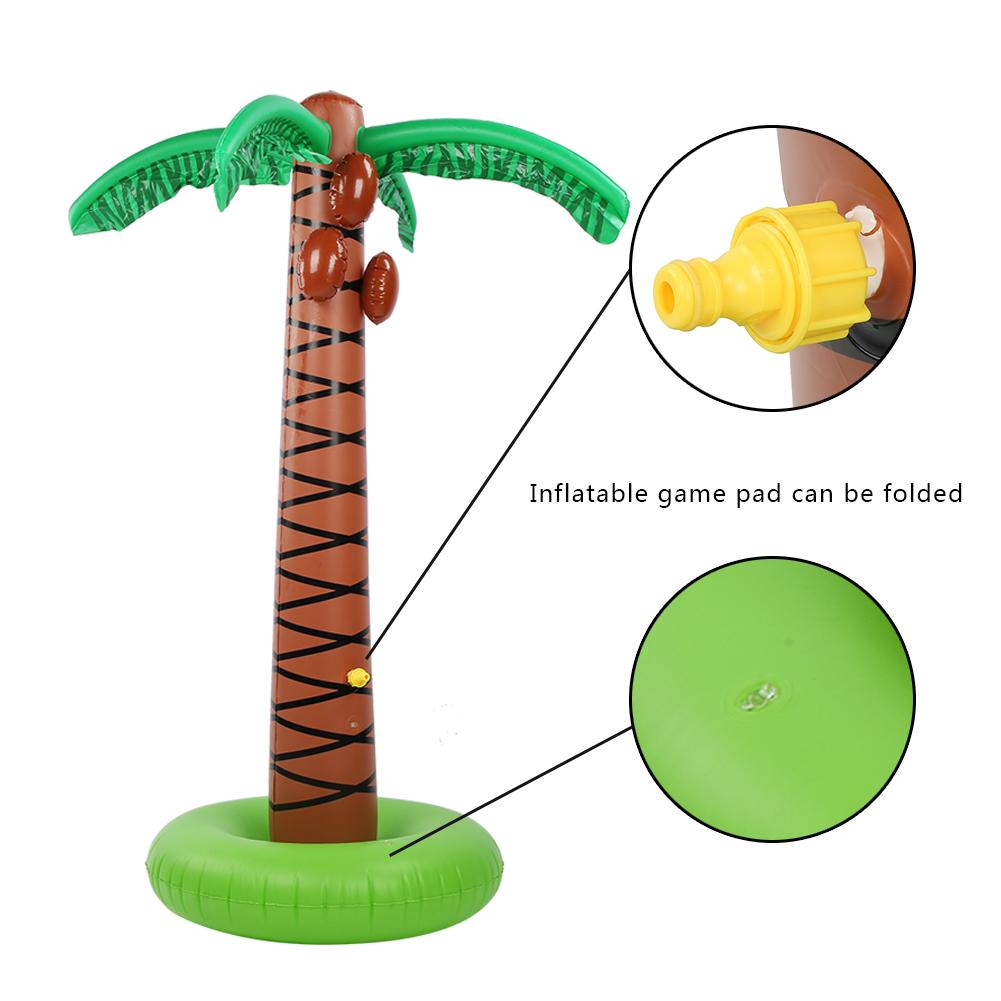 Inflatable Palm Tree Kids Spray Water Outdoor Toy Summer for Lawn Garden Pool Party DecorationPalm Tree Type