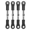 4Pcs 77?87mm Adjustable M4 Screw Steering Servo Pull Rod Linkage Tie Rod for 18 RC Car