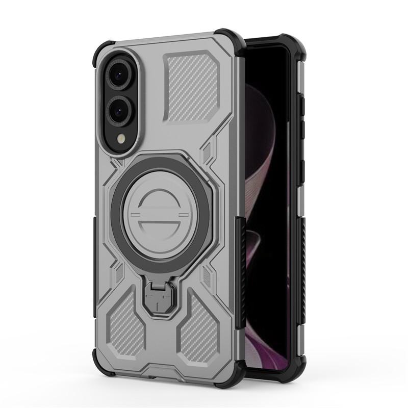 For Samsung Galaxy S25 Edge Case Samsung S25 Edge Cover Holder Magnetic Wireless Charging Protective Phone Cases On S25 Edge