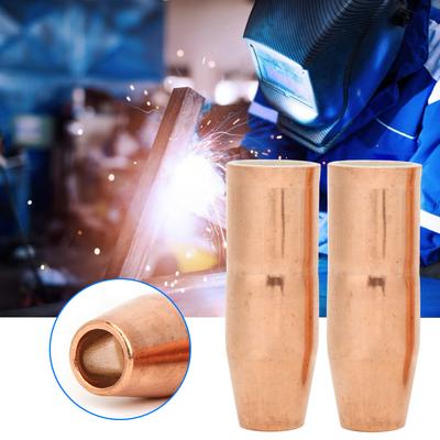 2 Pieces MIG Welding Nozzle 1Celsius2 Inch 169724 Copper for M-25CelsiusM-40 MIG Welding Torch Accessories