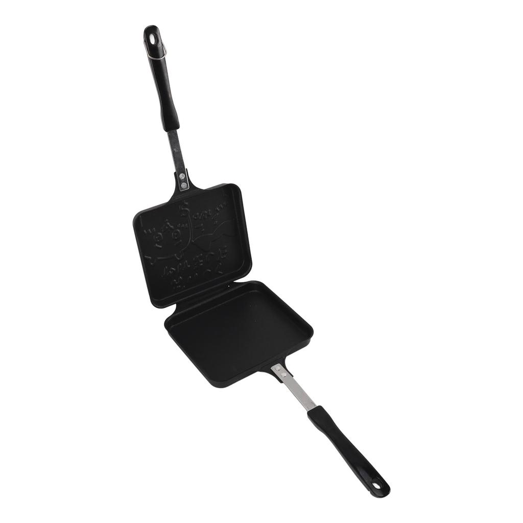 Hot Sandwich Maker Flip Grill Pan Double Sided Anti Stick Aluminium Alloy Panini Maker Pan for Gas Induction Stove