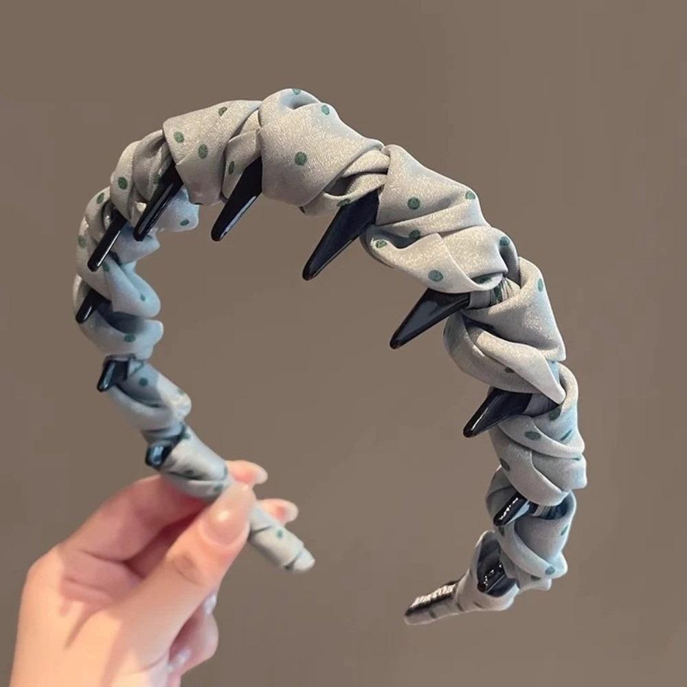 Gefalteter Haarreif Spitzen-Netz-Haarkamm Mode-Haarband für Damen Mädchen