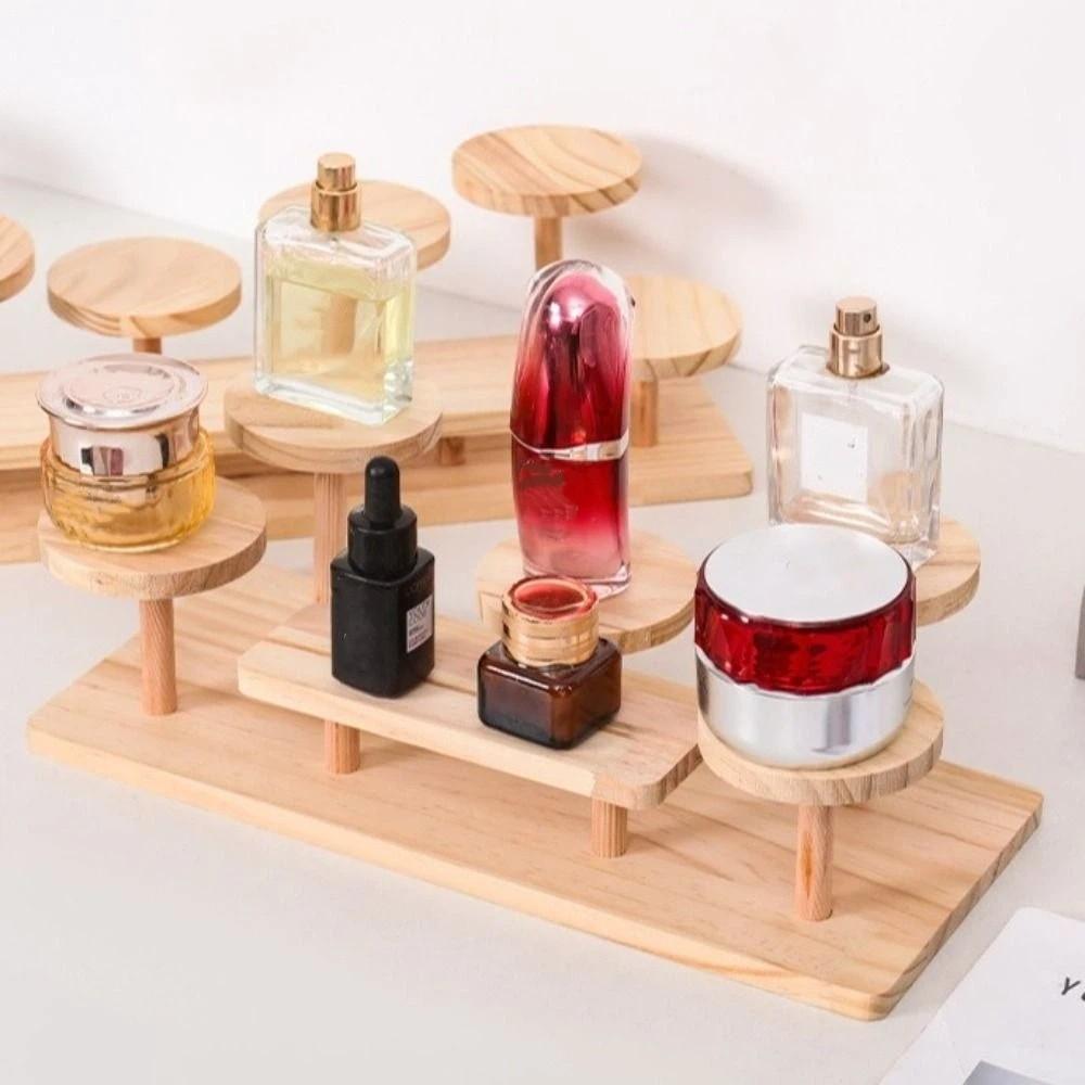 Stacked Design Display Stand Organizer Wooden Plant Stand  Jewellery Display