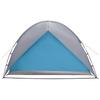 Camping Tent with Rain Fly Waterproof Blue 245 x 245 x 149 cm