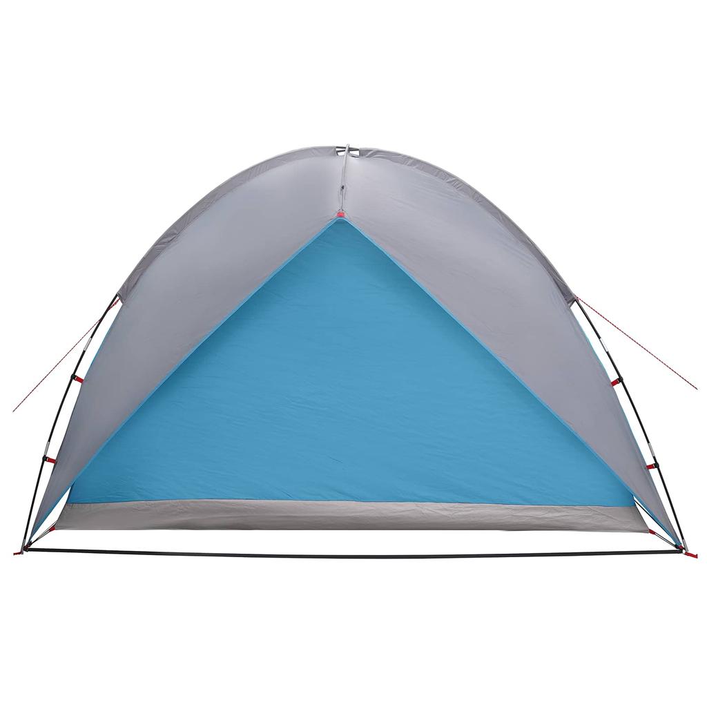 Camping Tent with Rain Fly Waterproof Blue 245 x 245 x 149 cm