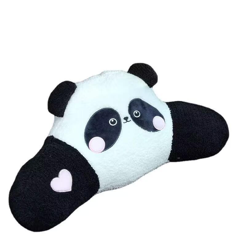 Cartoon Style Red Panda Car Neck Pillow for All Seasons