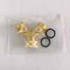 Professional Grade Brass Hose Divider 3/4Inch Double Output Adapter For Efficient Garden Plant Watering And Irrigation
