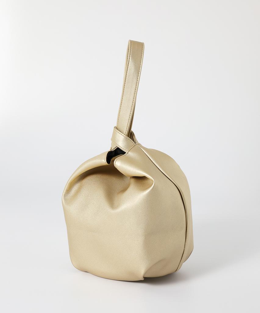Yellowstone Dumpling Wrist Bag - Gold