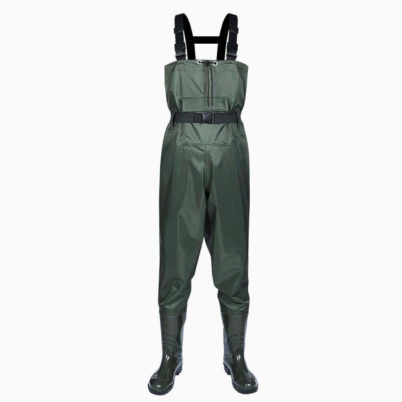 Unisex Waterproof Fishing Pants Waterproof Strap Boot Waders Nylon Suitable For Fishing, Farming, Construction Work
