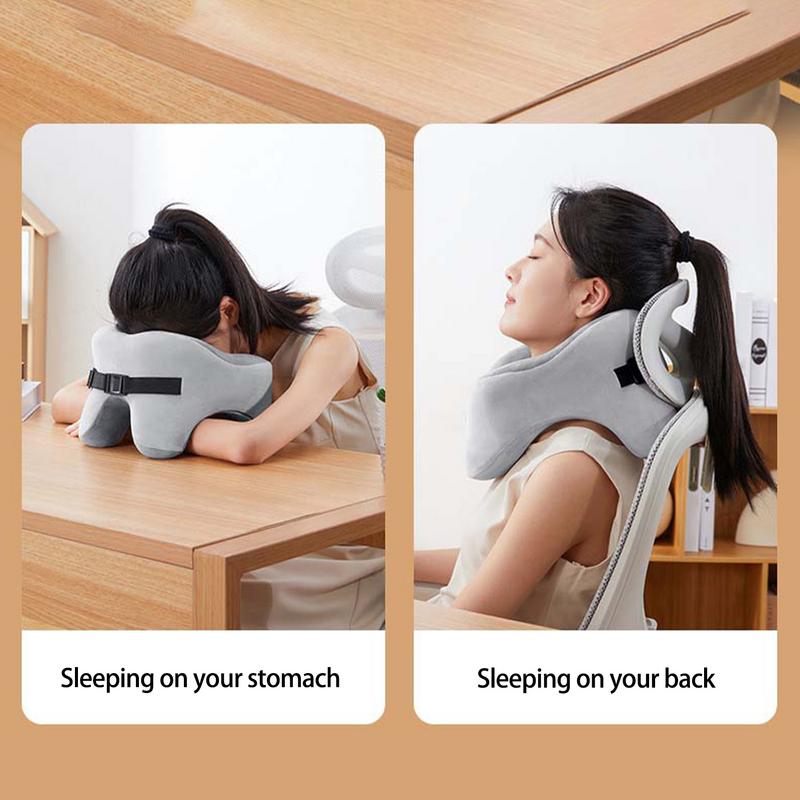 Upgrade Travel Neck Pillow Slow Rebound Memory Foam U-shaped Pillow Comfortable Soft Car and Airplane Neck Pillow Office Nap