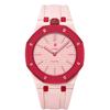 Achteckige Quarz-Armbanduhr Dopamin Kontrastfarbe Unisex Mode Wasserdicht Luxus Trendig