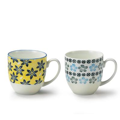 Pottery Field Pair of Mugs 7-1800