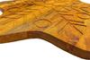 Organic Acacia Wood Chopping Cutting Butcher Block Board for Kitchen, Cheese, Meat, Vegetables, Fruit and Salad (Santa Board 14"L X 12"W)
