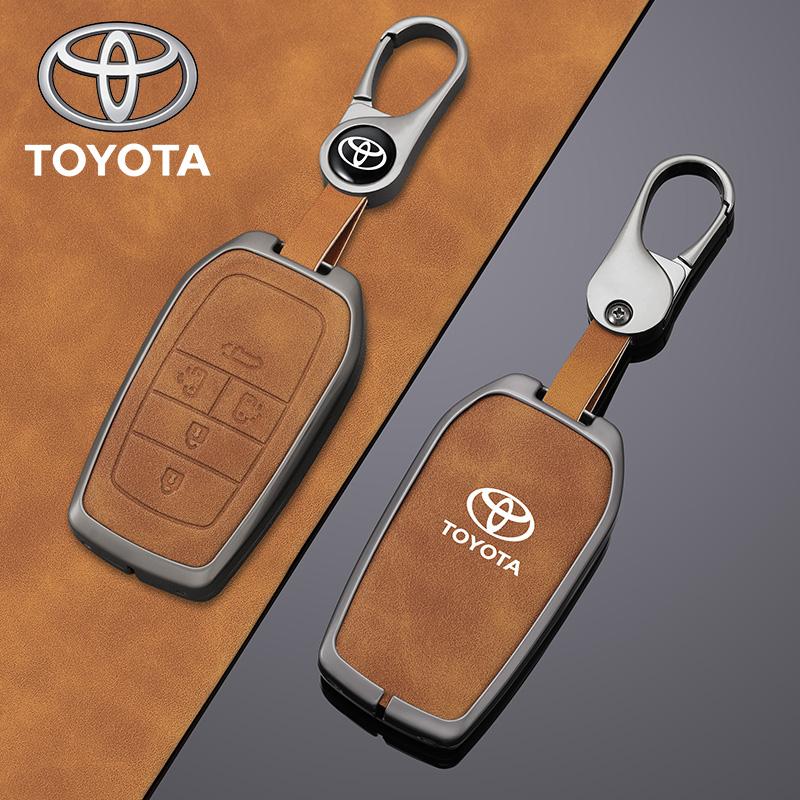 For Toyota 2026 Hot Hub Caps Metal Car Key Cover Case Shell Bag for Toyota Hilux Fortuner Land Cruiser Camry Coralla Crown RAV4 